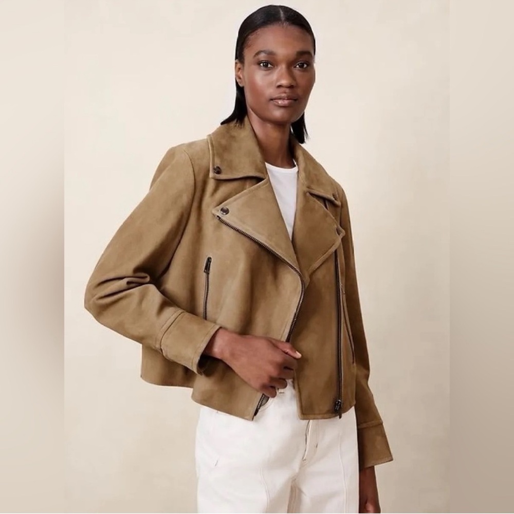 Banana Republic Enola Leather Moto Jacket